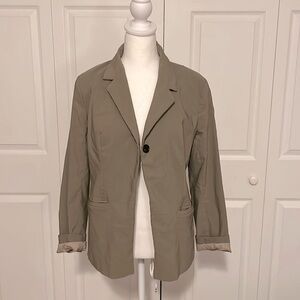 TOPSHOP - Beige Top Button Blazer - Petite - Size 10